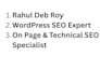 wordpress on page and technical SEO for top google ranking